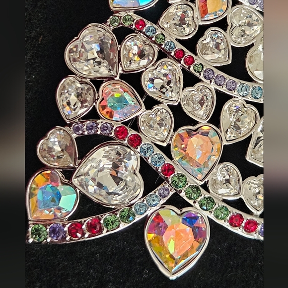 2007 Swarovski Crystal Rockefeller Center Retired Christmas Tree Brooch - Picture 5 of 11